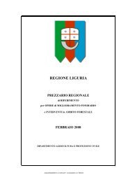 regione liguria prezzario regionale - Agriligurianet