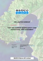 MARICO Marine NZ Limited WELLINGTON HARBOUR PORT AND ...