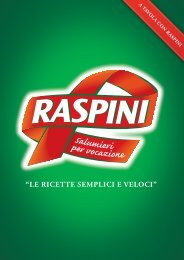 “LE RICETTE SEMPLICI E VELOCI” - Raspini