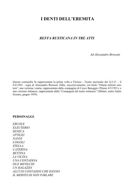 Scaricare Testo Sipario