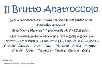 Il Brutto Anatroccolo.pdf - Scuola Materna Maria Ausiliatrice ...