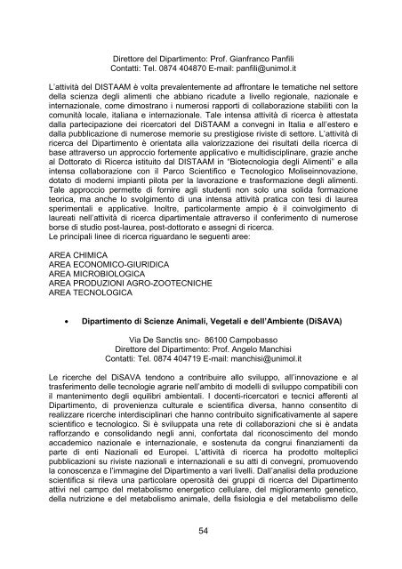 Guida 2010 scienze e tecnologie agrarie -L-LM- - Università degli ...