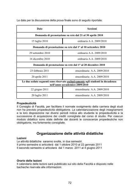 Guida 2010 scienze e tecnologie agrarie -L-LM- - Università degli ...