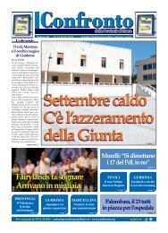 Edizione n. 38 – 19 Luglio 2012 - Confronto della Provincia di Roma