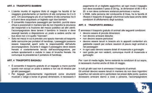 Carta della Mobilità 2011 - Anm