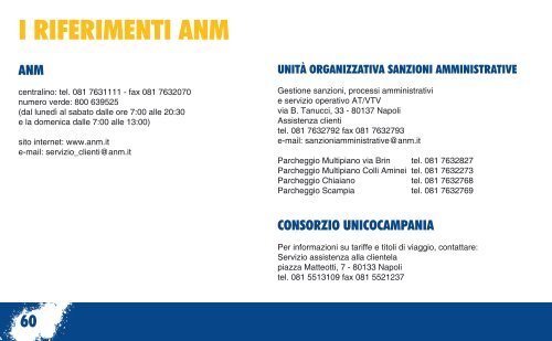 Carta della Mobilità 2011 - Anm