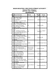 BIHAR INDUSTRIAL AREA DEVELOPMENT AUTHORITY