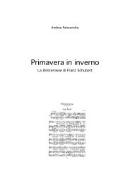 Primavera in inverno – La Winterreise di Franz Schubert