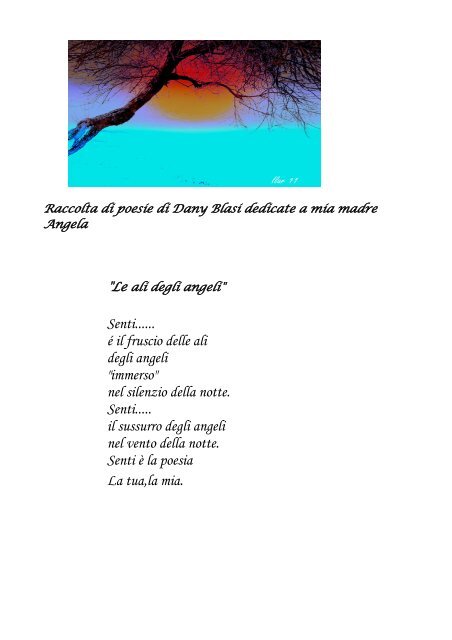 E-book Ali d'angelo - Poesie e Arte Dany Blasi