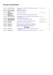 Rassegna del 26/03/2013 - Federazione Italiana Pallavolo