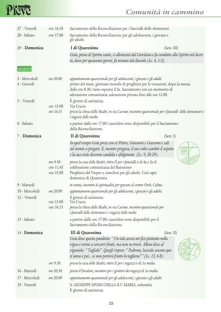 Comunità in cammino - Coccaglio