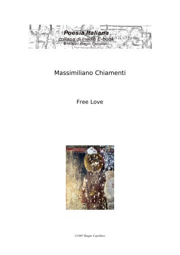 massimiliano chiamenti - Biagio Cepollaro, poesia