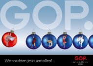 Weihnachten jetzt anstoßen! - GOP Varieté-Theater