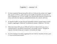Capitolo 1 – esercizi 1-4 - INFN - Torino Personal pages