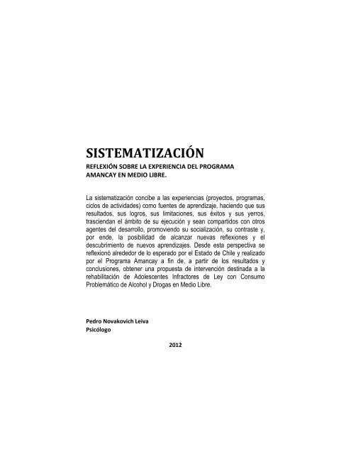 Versión Completa PDF - COSAM Puente Alto