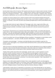 Scarica questa biografia in PDF. - Non solo biografie