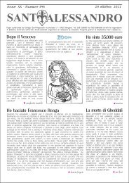 Il numero 346 del 27 ottobre 2011 - Collegio Vescovile S. Alessandro