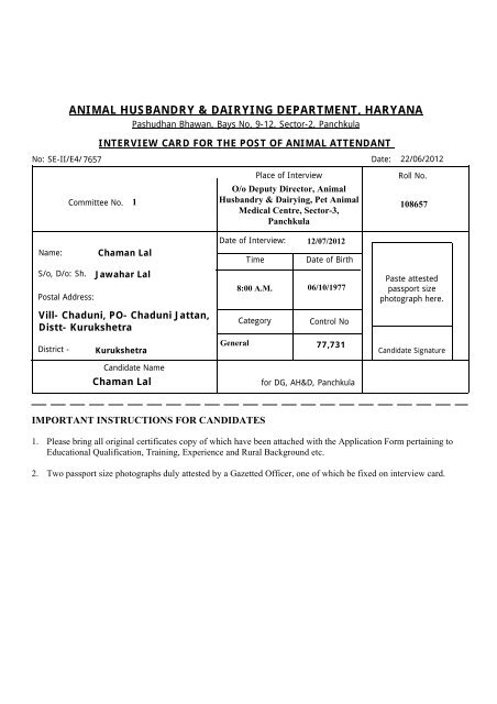 Seagate Crystal Reports - Inter - Department of Animal Husbandry ... Seagate Crystal Reports - Inter - Department of Animal Husbandry ...