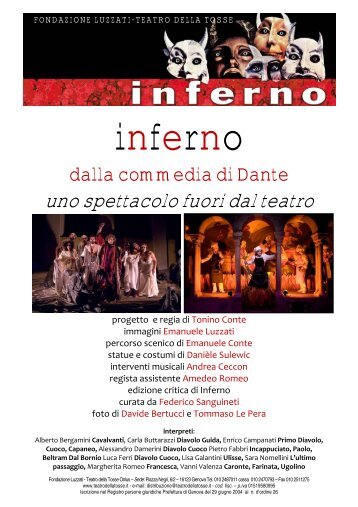 scarica il dossier in formato pdf - Teatro della Tosse