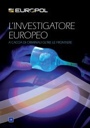 l'investigatore europeo a caccia di criminali oltre ... - Europol - Europa