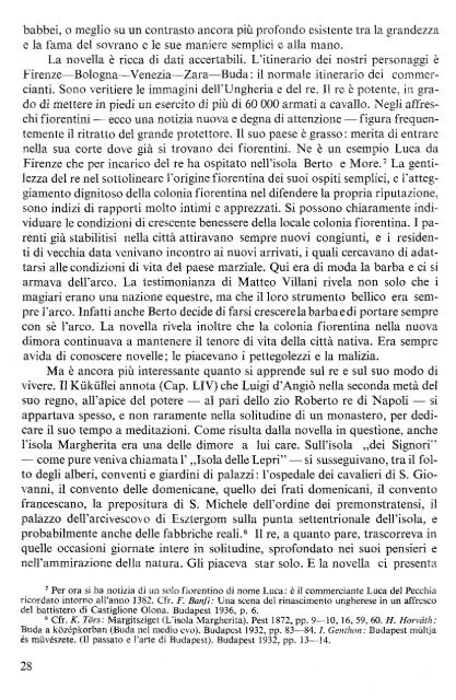 STUDI E RICERCHE UMANISTICHE ITALO-UNGHERESI I. - DEA