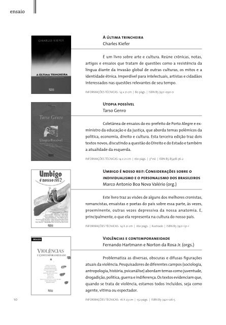 Artes e Ofícios Editora | Catálogo Obras Gerais,  2012 / 2013