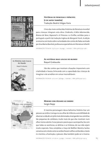 Artes e Ofícios Editora | Catálogo Obras Gerais,  2012 / 2013