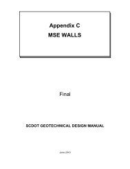 Appendix C MSE WALLS - SCDOT