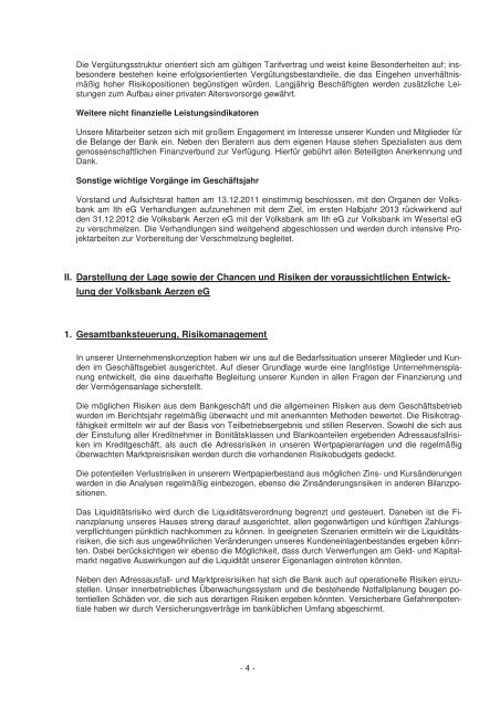 Lagebericht 2012 der Volksbank Aerzen eG (PDF/108 KB)