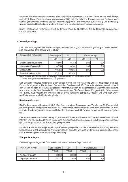 Lagebericht 2012 der Volksbank Aerzen eG (PDF/108 KB)