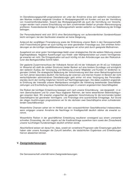 Lagebericht 2012 der Volksbank Aerzen eG (PDF/108 KB)