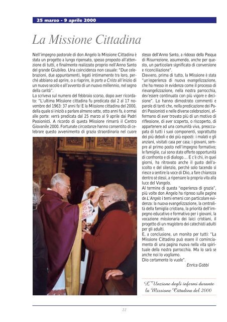 Mons. Angelo Zanetti - Parrocchia di Chiari