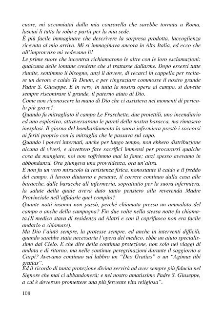 LE FRASCHETTE - Associazione Partigiani Cristiani