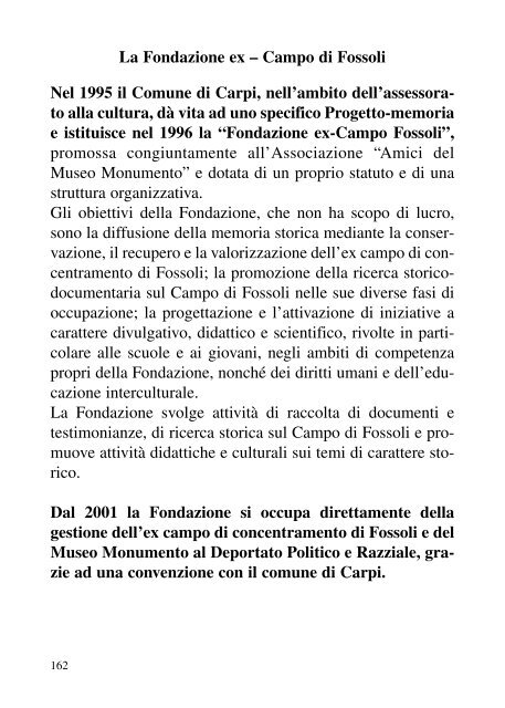 LE FRASCHETTE - Associazione Partigiani Cristiani