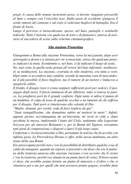 LE FRASCHETTE - Associazione Partigiani Cristiani