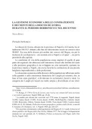 LA GESTIONE ECONOMICA DELLE CONFRATERNITE E DEI ...