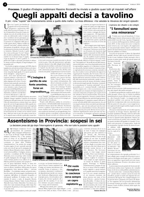 Quattro Colonne numero 9 (Febbraio 2010) - Scuola di Giornalismo ...