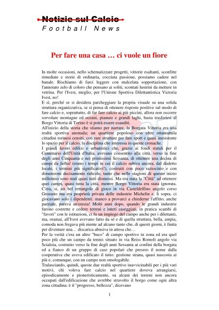 Notizie sul Calcio - OnEdit