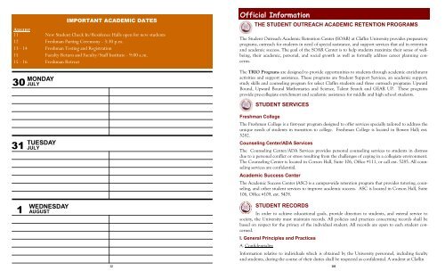 Student Handbook - Claflin University