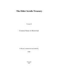 The Elder Scrolls Treasury, Volume II - The Imperial Library