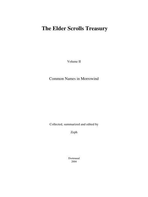 The Elder Scrolls Treasury, Volume II - The Imperial Library