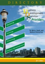 Directory of Business Development Services (BDS) - DTI