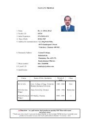 Dr. S. AMAL RAJ 2. Faculty ID - Anna University