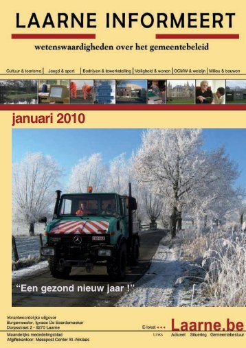 infoblad januari 2010 - Gemeente Laarne
