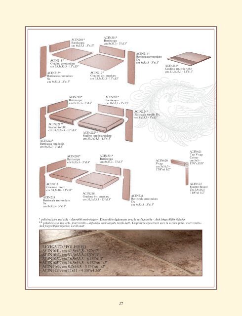 FARO CERAMICHE S.p.A. Strada Statale 467, n. 122/a - 42013 ...