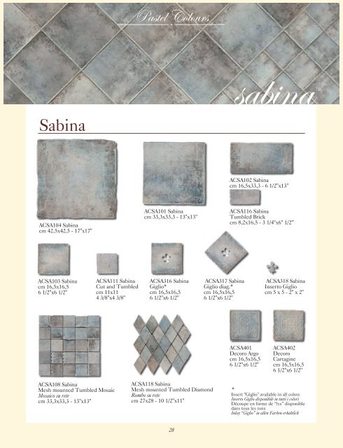 FARO CERAMICHE S.p.A. Strada Statale 467, n. 122/a - 42013 ...