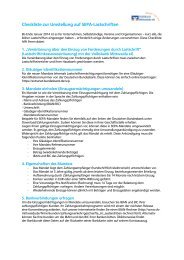 Checkliste zur Umstellung auf SEPA-Lastschriften - Volksbank ...
