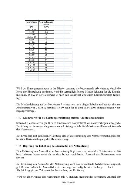 Allgemeine Netzzugangsbestimmungen - Kommunalbetriebe ...