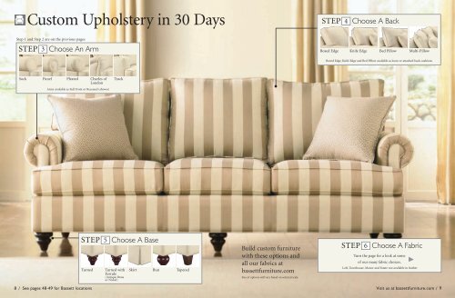Bassett, Custom Upholstery, Design - Frederick Swanston