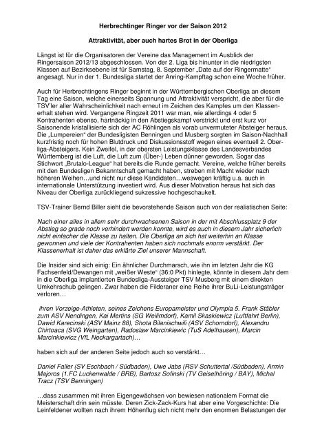 20120828 Bericht SaisonVorschau 2012.pdf - TSV Herbrechtingen ...